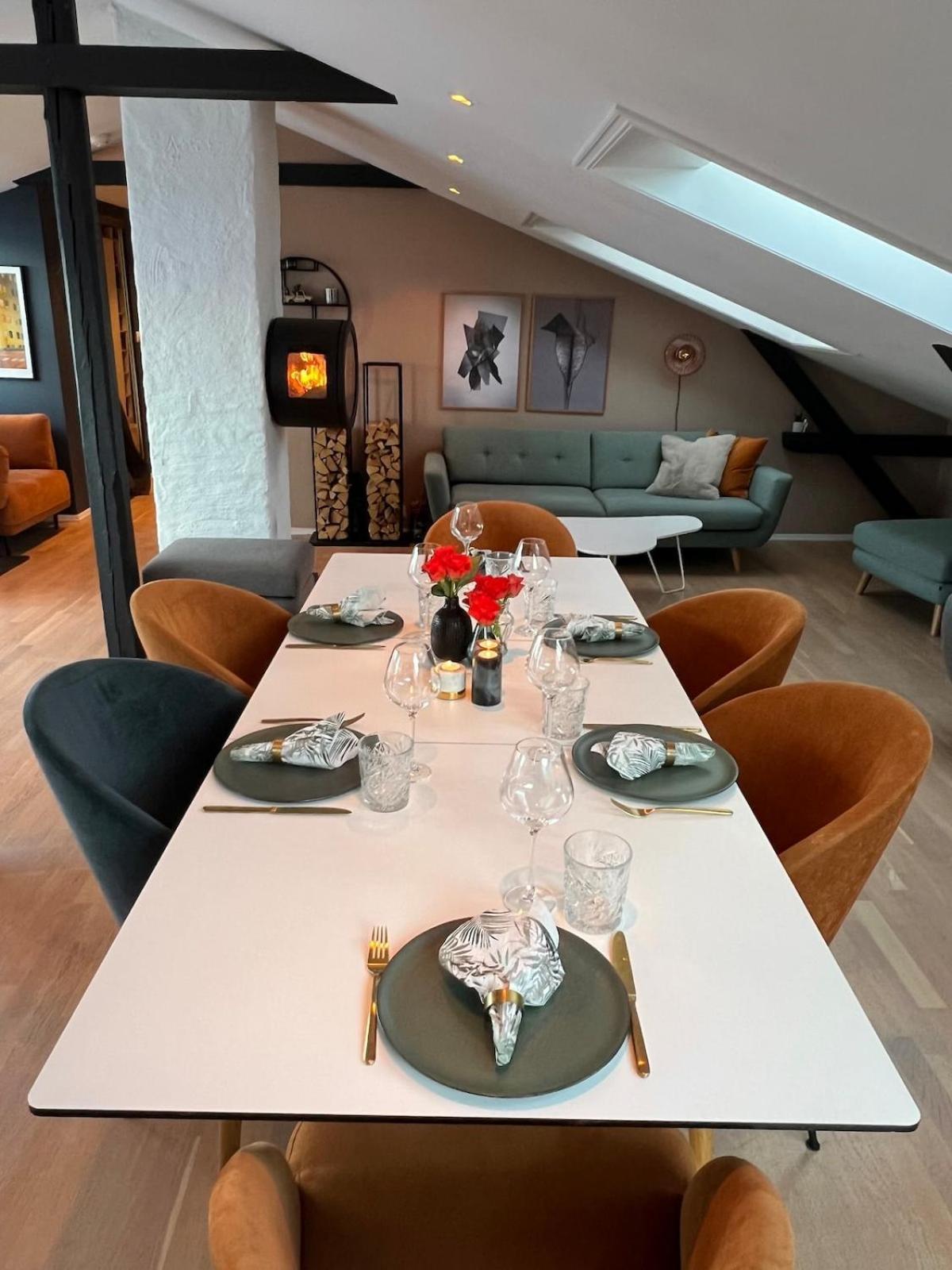 Lägenhet Stylish Gruenerlokka Penthouse With Rooftop Terrace *